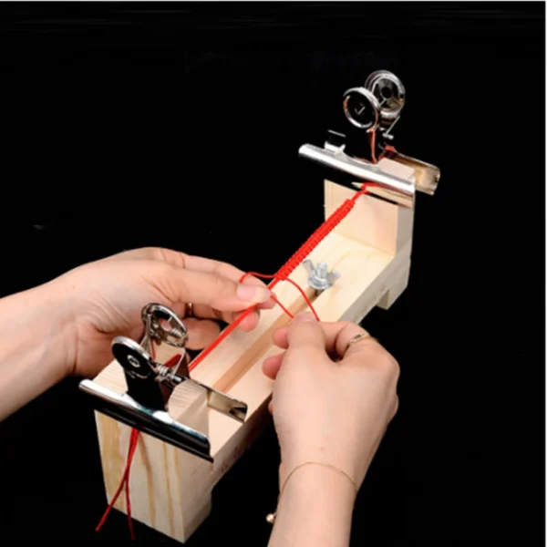 Knitting Kits - Wooden Jig Bracelet & Braiding Tool - Image 3