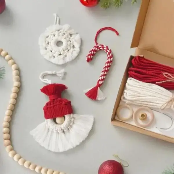 Knitting Kits: Beginner Crochet Kit For Girls Holiday Edition - Image 2