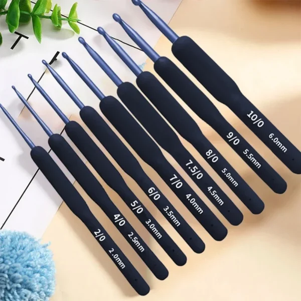 Knitting Kits with 9Pcs Soft Handle Crochet Tools - Image 3