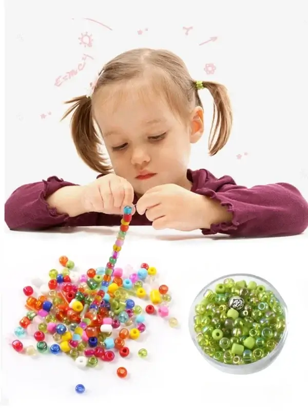 Knitting Kits - Beads Jewellery Making Craft Kit for Kids - Image 2