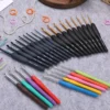 Knitting Kits: 9PCS Crochet Hooks with Ergonomic Handles - Image 5