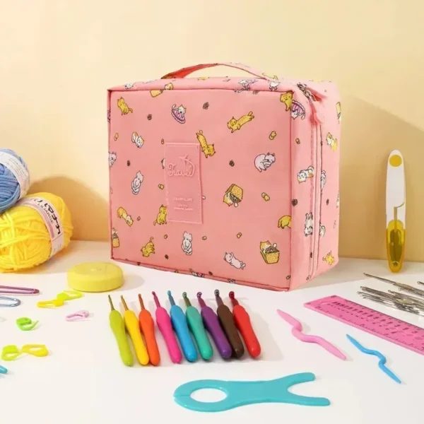 Knitting Kits for Beginners with Storage and Tools - Image 4