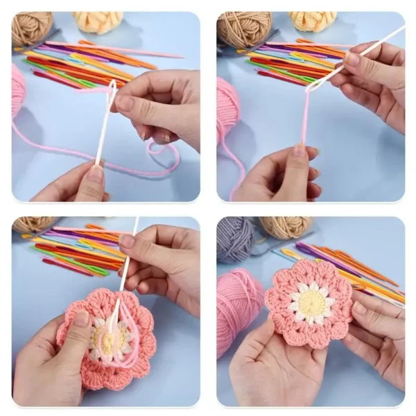 Knitting Kits: 100PCS Sewing Needles & Crochet Hooks - Image 6