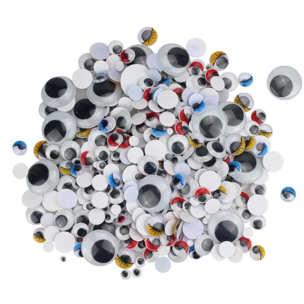 Knitting Kits - Pompom Balls, Eyes, Chenille Stems - Image 4