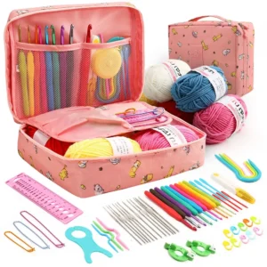 Knitting Kits: Novice Crochet & Multi-color Storage