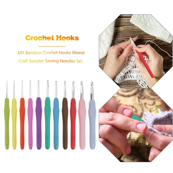 Knitting Kits - Aluminum Crochet Hooks with Storage - Image 4