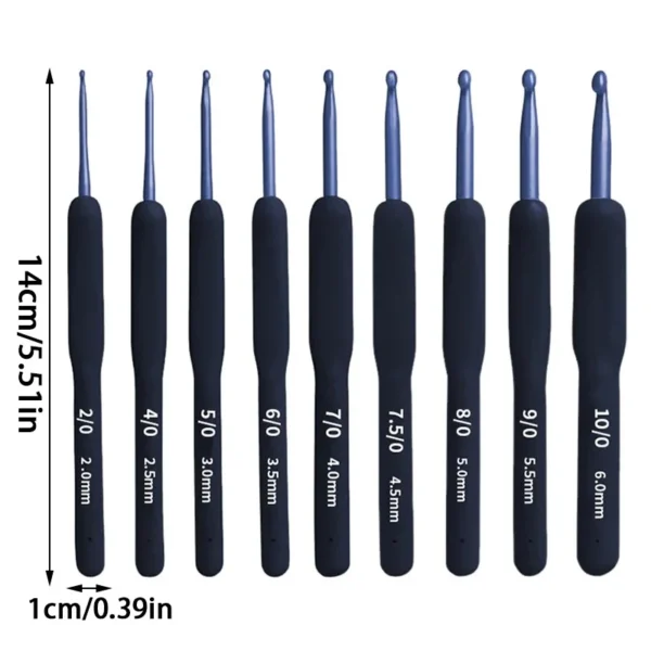 Knitting Kits with 9Pcs Soft Handle Crochet Tools - Image 5