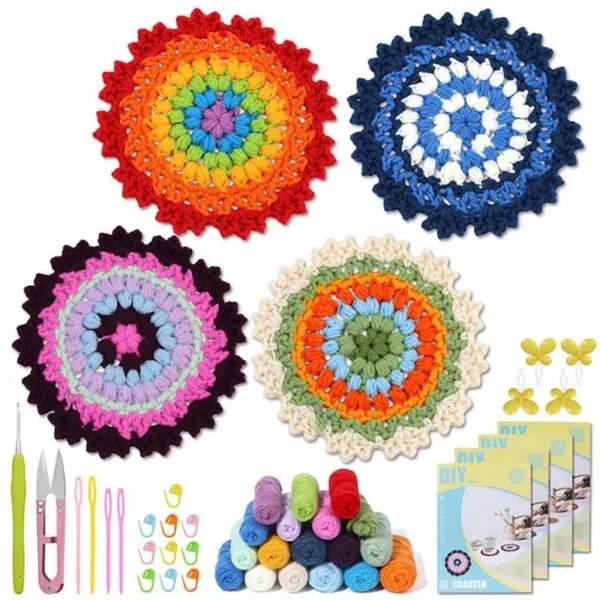 Knitting Kits: Crochet Coasters for Beginners