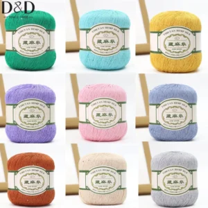 Knitting Kits - Sequin Linen Yarn for DIY Crochet