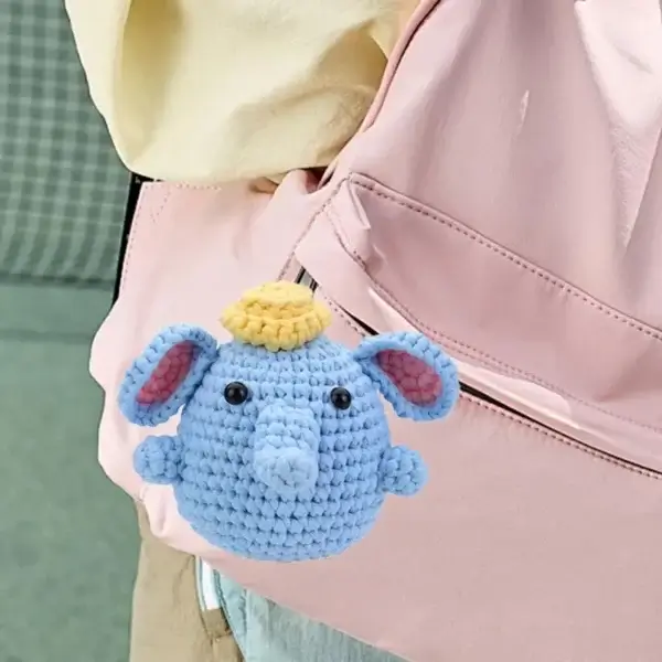 Knitting Kits: Easy Elephant Crochet Kit for Beginners - Image 4