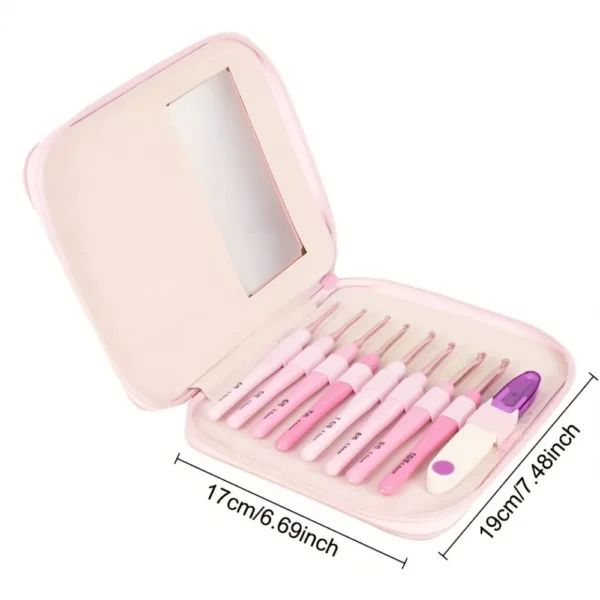 9/22pcs Knitting Kits Ergonomic Crochet Hooks Set - Image 3
