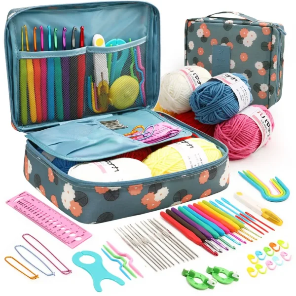 Knitting Kits – Novice Crochet & Storage DIY Tools - Image 5