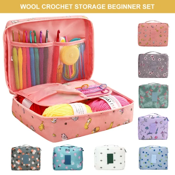 Knitting Kits - 59Pcs Crochet Set with Storage Bag - Image 2