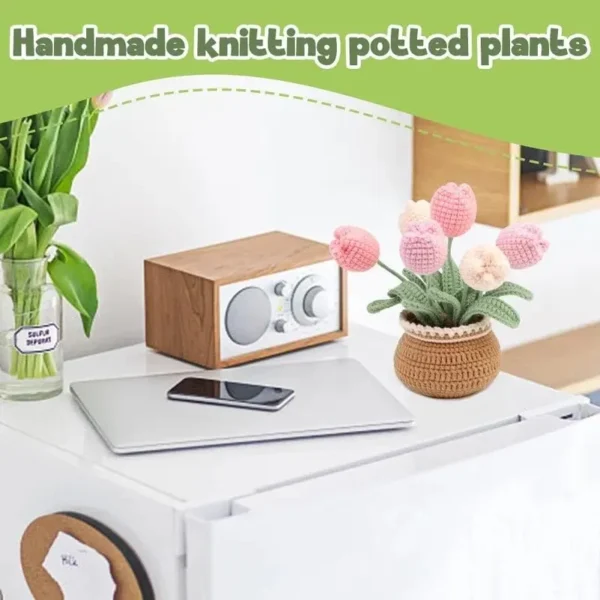 Knitting Kits with Cotton Yarn for DIY Weaving - Image 6