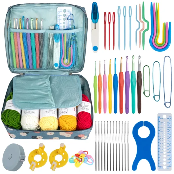 Knitting Kits: Crochet Hook Set with Handles