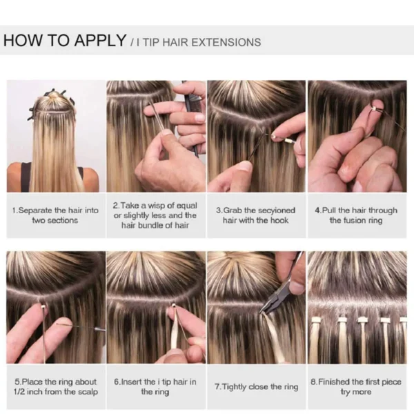 Knitting Kits – Hair Extension Tools with Beads & Hooks - Image 4