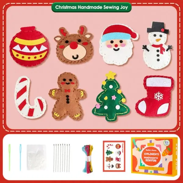 Knitting Kits: Christmas DIY Doll Crochet Kit for Beginners - Image 5