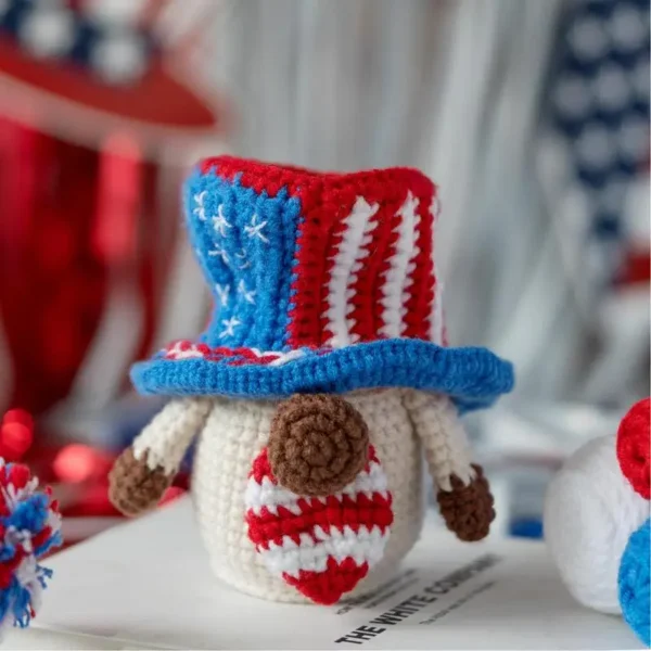 Knitting Kits: Gnome Crochet Set with Yarn for Beginners - Image 4