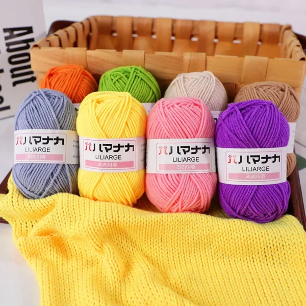 Knitting Kits: Soft Cotton Wool Yarn for Sweater DIY
