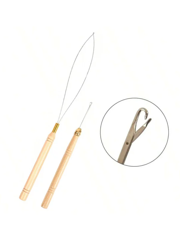 Knitting Kits: Hair Extension Pliers, Hooks & 100 Beads - Image 5