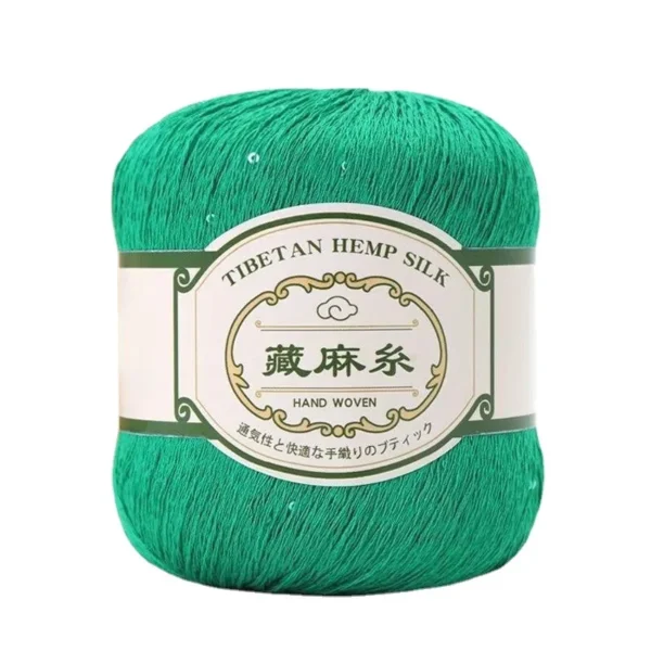 Knitting Kits - Sequin Linen Yarn for DIY Crochet - Image 2