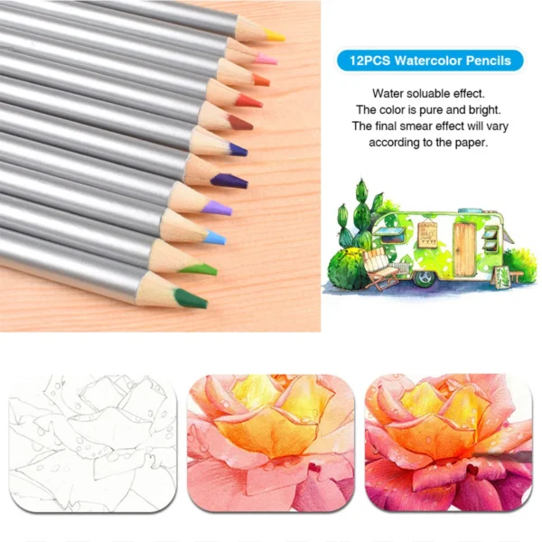Knitting Kits - Colored & Sketch Pencils Drawing Set - Image 3