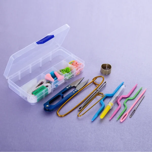 Knitting Kits - DIY Tool Set with Case & Accessories - Image 3