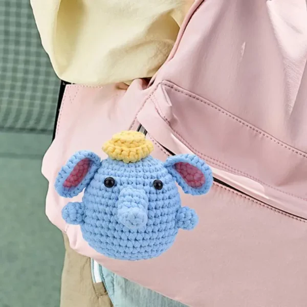 Knitting Kits for Adults & Kids - Elephant Crochet Set