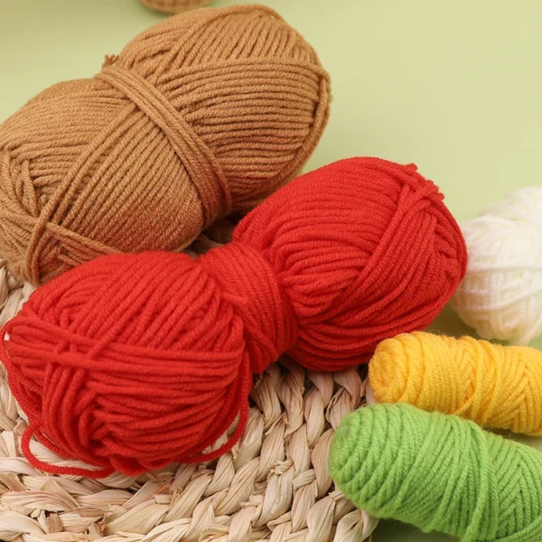 Knitting Kits: 6pcs Crochet Flower Set for Beginners - Image 3