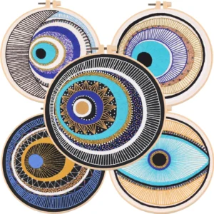 Knitting Kits Evil Eye Cross Stitch for Beginners