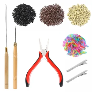 Knitting Kits – Hair Extension Tools with Beads & Hooks