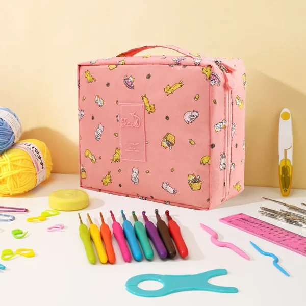Knitting Kits – Novice Crochet & Storage DIY Tools - Image 6