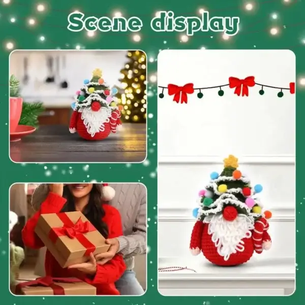 Knitting Kits for Beginners, Christmas Tree Craft Decoration - Image 6
