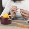 Knitting Kits: Wooden Woolen Bowl with Lid