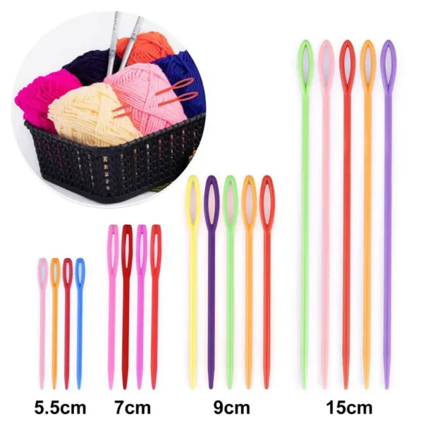 Knitting Kits: 100PCS Sewing Needles & Crochet Hooks - Image 2