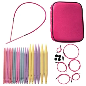 Knitting Kits - 10 Pairs Interchangeable Hooks