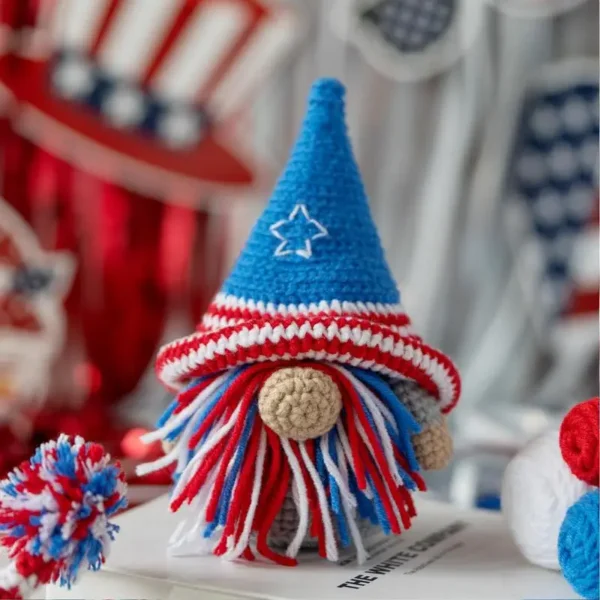 Knitting Kits: Gnome Crochet Starter Kit with Yarn - Image 4