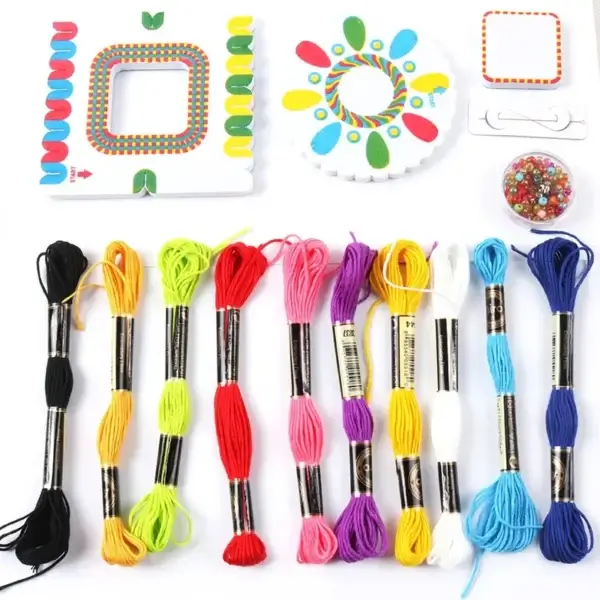 Knitting Kits - Beads Jewellery Making Craft Kit for Kids - Image 3