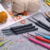 Knitting Kits: 9PCS Crochet Hooks with Ergonomic Handles - Image 6
