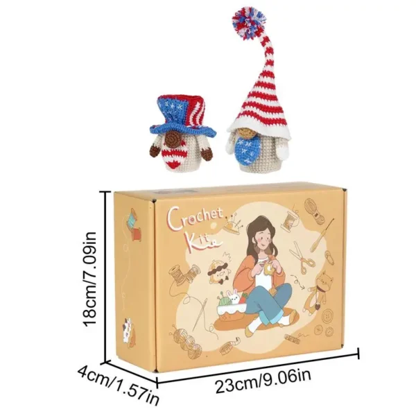 Knitting Kits - Gnome Crochet Starter Set for Kids - Image 6