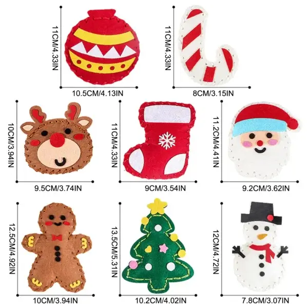Knitting Kits: Christmas DIY Doll Crochet Kit for Beginners - Image 3