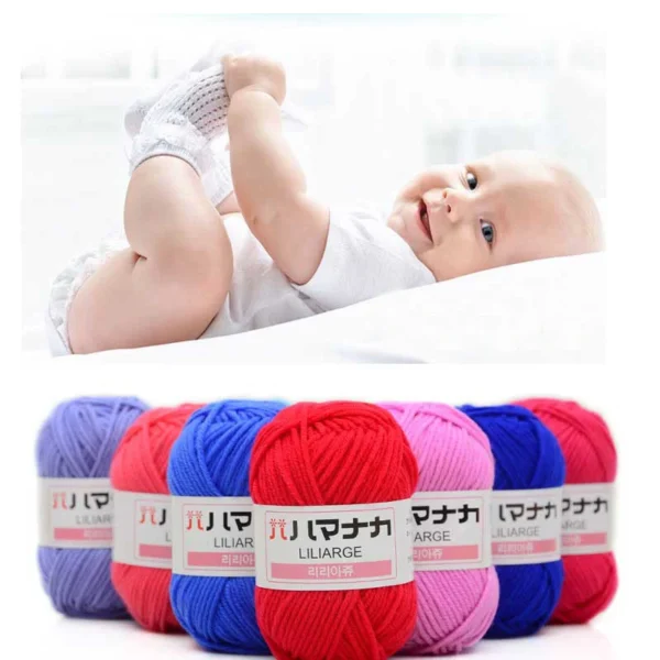 Knitting Kits: Soft Cotton Wool Yarn for Sweater DIY - Image 5