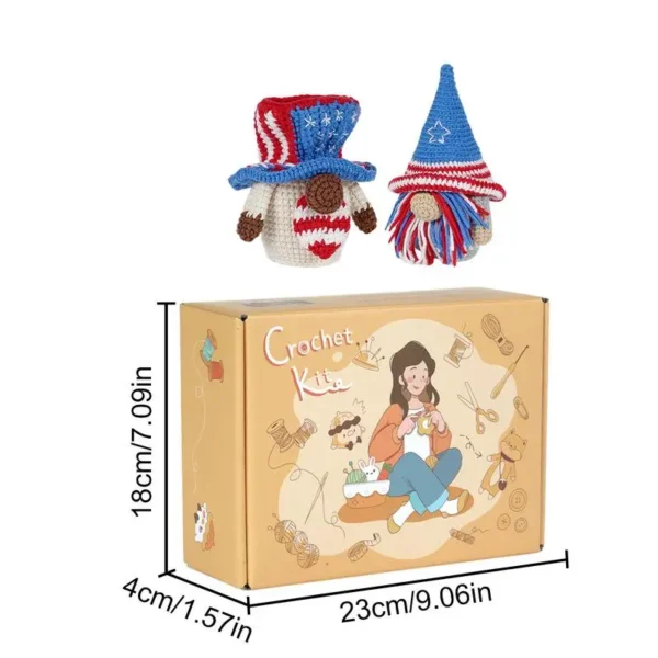 Knitting Kits for Handmade Gnome Doll & Starter Set - Image 6