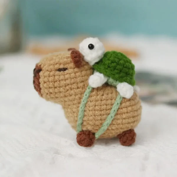 Capybara Crochet Kit for Beginners – Cute Animal Gif - Image 6