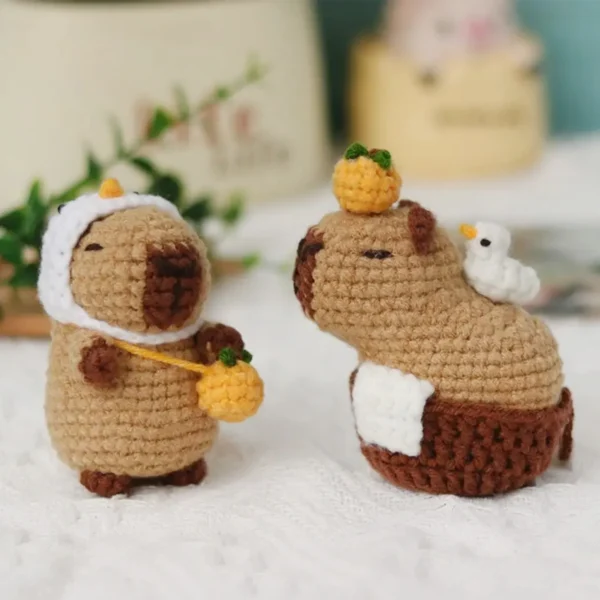 Capybara Crochet Kit for Beginners – Cute Animal Gif - Image 4