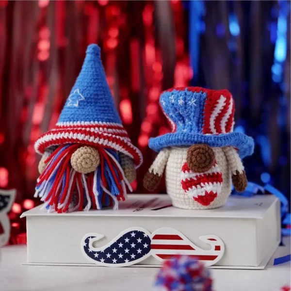 Knitting Kits: Gnome Crochet Set with Yarn for Beginners - Image 3